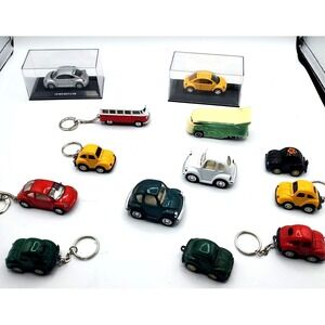 Lot VW Kinsmart New Beetle of 13 Various Volkswagen Models RSI DUNE Diecast rare